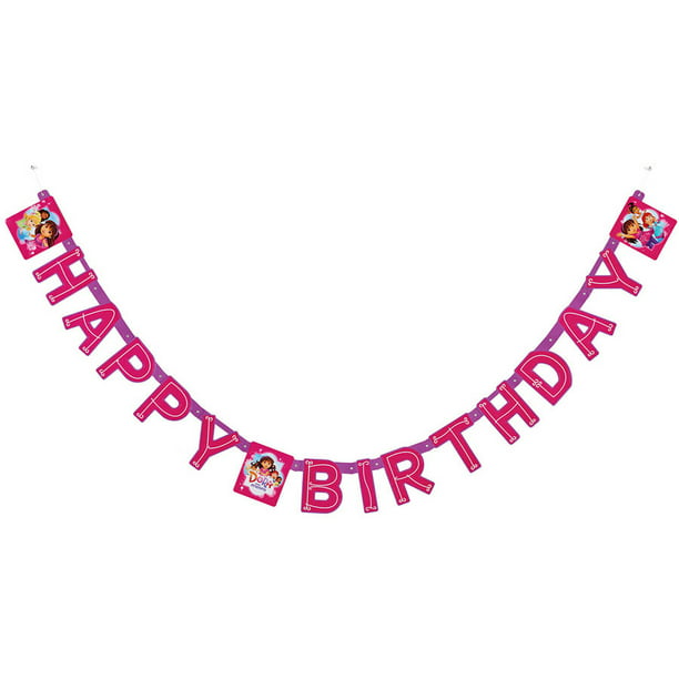 Banner/Serviettes/Cups/Invitations DORA THE EXPLORER Birthday Party for 16